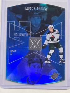 lot 70 image: Brock Faber 2023-24 Rookie Holoview Die Cut No. SPX-21