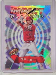 lot 71 image: Mike Trout 2024 Topps Die Cut Refractor Impact Players No. IP-1