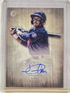lot 79 image: Jorge Polanco 2014 Rookie On Card Auto Bowman Inception No. JPO