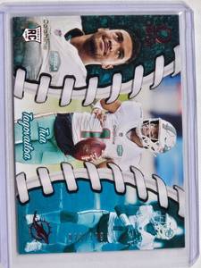 lot 92 image: Tua Tagovailoa Rookie SP Card 2020 Panini Omega No. 0-2, Numbered 28199