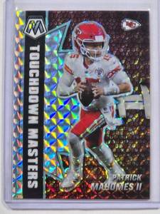 lot 112 image: Patrick Mahomes 2021 Panini Mosaic Touchdown Masters No. TM-14
