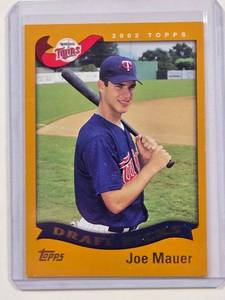 lot 117 image: Joe Mauer 2002 Rookie Topps Draft Picks #622
