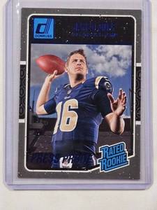 lot 118 image: Jared Goff Rated Rookie SP Press Proof No. 372