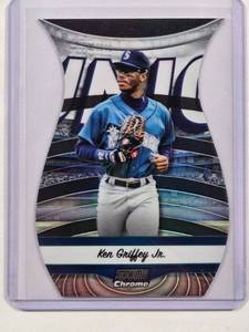 lot 122 image: Ken Griffey Jr. 2024 Die Cut Refractor No. TVN-8