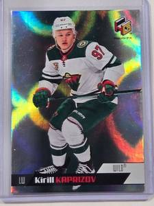 lot 138 image: Kirill Kaprizov 2020-21 Rookie HoloGrFX Upper Deck Extended Series No. HG-1