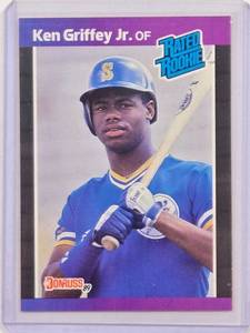 lot 150 image: Ken Griffey Jr. Rookie 1988 Leaf No. 33