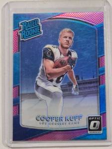 lot 165 image: Cooper Kupp 2017 Panini Donruss Optic Prizm Rated Rookie No. 179