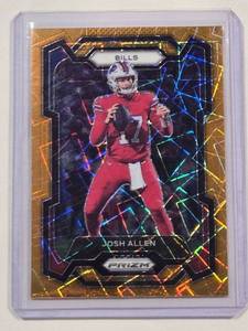 lot 169 image: Josh Allen 2023 Panini Prizm Orange Laser No. 32