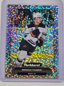lot 194 image: Brock Faber Rookie Upper Deck 2023-24 Parkhurst SP No. 150