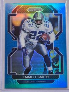 lot 204 image: Emmitt Smith 2021 Panini Blue Prizm #248