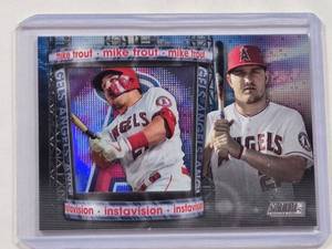 lot 205 image: Mike Trout 2020 Topps Stadium SP Instavision CASE HIT #IR-MT