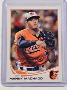 lot 206 image: Manny Machado Rookie 2013 Topps No. 270