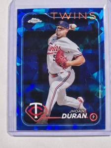lot 221 image: Jhoan Duran 2024 Topps Chrome Sapphire No. 227