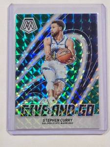 lot 238 image: Stephen Curry 2023-24 Panini Prizm Mosaic Give and Go Insert No. 1