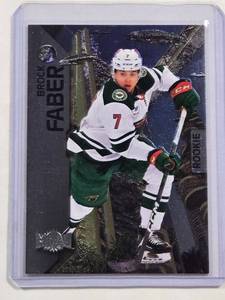 lot 241 image: Brock Faber Rookie Metal Universe No. 181