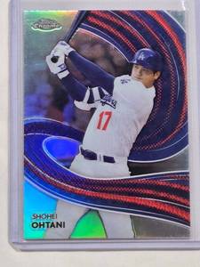 lot 247 image: Shohei Ohtani 2024 Topps Chrome Strokes Refractor No. S-2