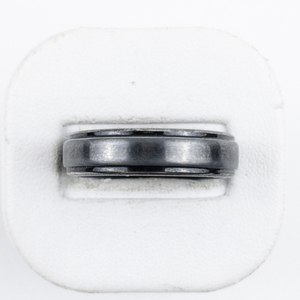lot 80 image: Comfort Fit Tungsten Carbide Mens Band. Tc.850 Pat. No. 8.041.033. Size 9.5.