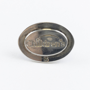 lot 5 image: Tiffany & Co. Childrens Hospital Sterling Silver Lapel Pin .