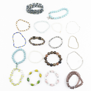 lot 171 image: Group of 18  Bead Bracelets .