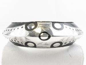 lot 176 image: Art Nouveau Style Silver Plated cuff Bracelet.