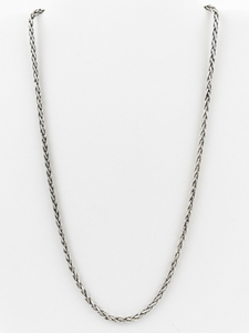 lot 221 image: Surati (Bali)  18 Padi Link Sterling Silver Chain Necklace.