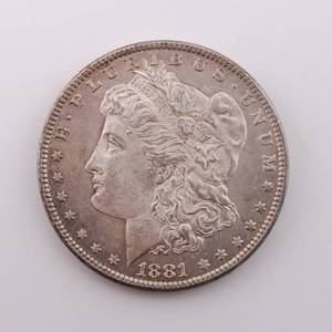 lot 15 image: 1881-O Morgan Silver Dollar $1 High Grade