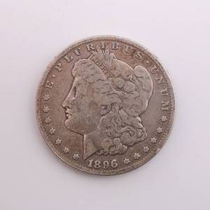 lot 7 image: 1896-S Morgan Silver Dollar $1