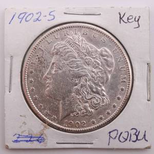 1902-S Morgan Silver Dollar $1 *Key Date*