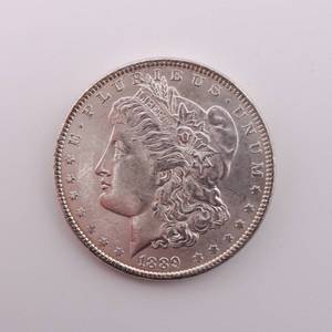 lot 24 image: 1889 Morgan Silver Dollar $1 High Grade