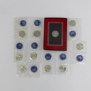 lot 51 image: 10 Eisenhower Dollars - 40% Silver