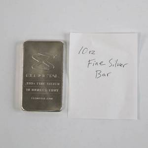 lot 48 image: 10 oz Silver Bar
