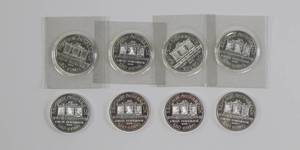 lot 35 image: 8 1oz Silver Tokens - Philharmoniker