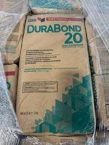 USG Lot of 60 Bags of- DuraBond 20 Joint Compound (25 lbs per bag)