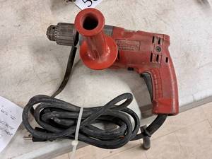 lot 568 image: Milwaukee Magnum Holeshooter Drill with Red Handle