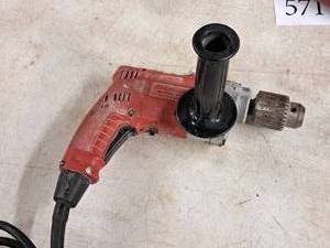 lot 572 image: Milwaukee Magnum Holeshooter Drill with Black Handle