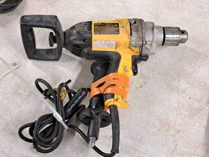lot 574 image: DeWalt 12 VSR Drill DW130V with Black Side Handle