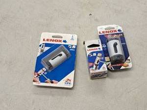 lot 706 image: Lot of (3) Lenox Boring Bits - 78, 58 and 1-38