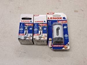 lot 709 image: Lot of (3) Lenox Boring Bits - 1-38 (x1) and 78 (x2)