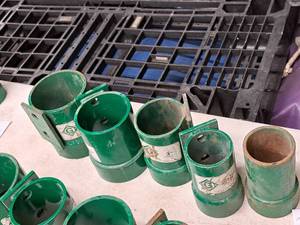 lot 773 image: Lot of (5) Greenlee Screw-On Conduit CouplingBushing - 2, 2-12, 3, 3-12, and 4
