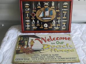 lot 34 image: Nautical detailed supply and knot s...