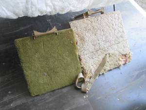 lot 44 image: Pair of vintage metal framed tree s...