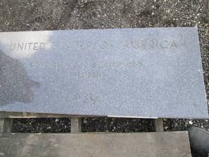 lot 57 image: Large Granite memorial slab United...