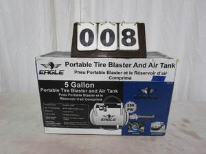 lot 8 image: Eagle Portable Tire Blaster & Air Tank