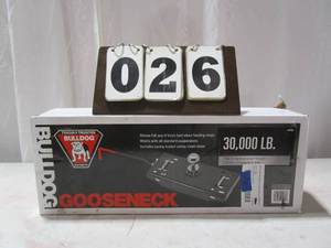lot 26 image: Bulldog 30,000 Lb Gooseneck Mount Hitch