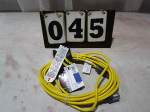 lot 45 image: Pro Star 25ft Extension Cord-yellow