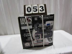 lot 53 image: Iron Horse Twin Stack 4 Gallon Air Tank