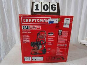 lot 106 image: Craftsman 2800 PSI Pressure Washer