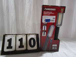 lot 110 image: Husky 800 Lumen Corded Hand Held Work Light