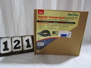 lot 121 image: Gentran Generator Extension Cord
