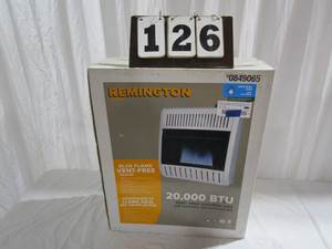 lot 126 image: Remington 20K BTU Vent Free Heater